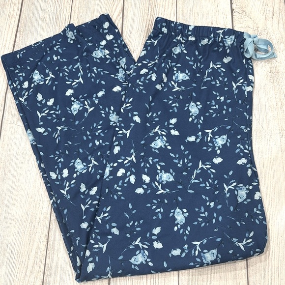 Earth Angels Blue Floral Pajama Set - Picture 5 of 6